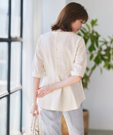 ANY SIS S 【接触冷感/UVカット】サカリバ ペプラム プルオーバー