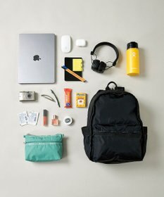 LeSportsac ROUTE BACKPACK/リサイクルドブラックJP