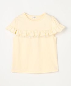 組曲 KIDS 【UVケア】【110-140㎝】フレアラッフル Tシャツ