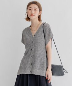 23区 L 【前後着用可能】ピュアリネン 2WAY ニット