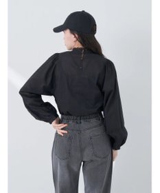 earth music&ecology ピンタックレースブラウス