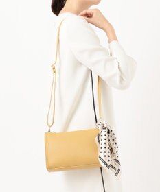 UNBILLION 【テレビ ドラマ着用アイテム】cachecache WEB限定スカーフ付ボックスショルダー