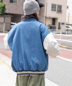 WEGO 【ユニセックス着用ITEM】デニムスタジャン
