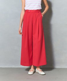 GRACE CONTINENTAL リネンタッチタックパンツ