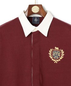 J.PRESS MEN 【J.PRESS ORIGINALS × CLUEL】【UNISEX】クレストロゴ ラガーシャツ