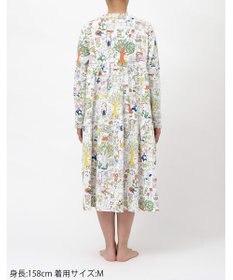 tsumori chisato SLEEP ツモリチサト ルームウエア ワンピース 長袖 綿100%(本体) ロング丈(ふくらはぎ付近) UNX533 /ワコール