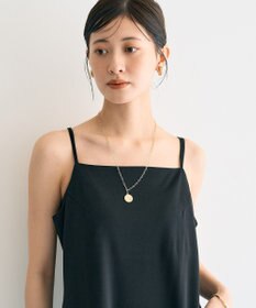 YECCA VECCA 【2点SET】シアーシャツ×Aラインキャミワンピース