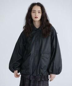 Green Parks ■ＥＳＣＡＲ　フェイクレザーバルーンブルゾン