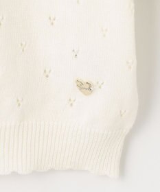 ANY KIDS アイレット ニット カーディガン