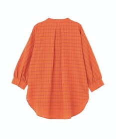 Green Parks シアーチェック７分袖シャツ