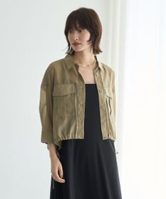 YECCA VECCA 【2点SET】シアーシャツ×Aラインキャミワンピース