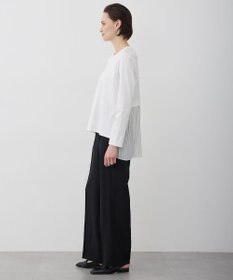 ICB L シフォンプリーツコンビ カットソー