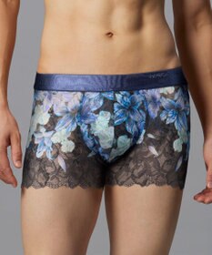 WACOAL MEN WACOAL MEN 【レースボクサー】 ボクサーパンツ フロント快適グラマラス 通気性 スカラ始末(裾部分) 前閉じ レース 下着 メンズ WT3826 /ワコールメン