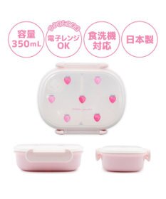 Mother garden マザーガーデン 野いちご お弁当箱 《レトロストロベリー柄》350mL