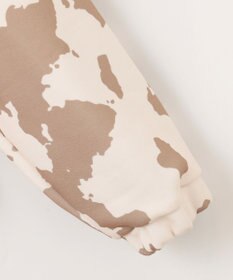 PW CIRCULUS 【WOMEN】ピント柄 ハーフジップ スウェット