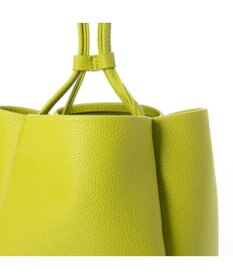 UNBILLION カシュカシュ cachecache / シュリンク合皮ワンハンドル手提げ