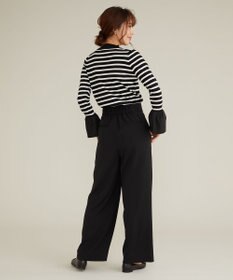 Feroux 【古畑星夏さん着用】パールポイントハイウエストセミワイド パンツ