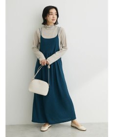 Green Parks 表面カット細ひもキャミワンピース