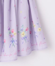 ANY KIDS フラワー ブーケ プリント スカパン