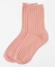 WEGO 【あったか】ぽかぽか裏起毛リブソックス