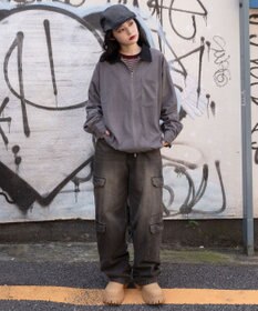 WEGO 【ユニセックス着用ITEM/MLサイズ展開】コーデュロイシャツジャケット