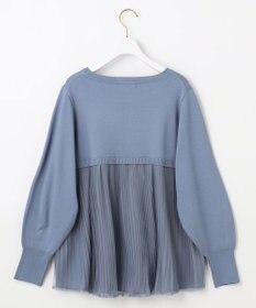 ANY SIS 【WEB・一部店舗限定】バックチュールコンビ ニット