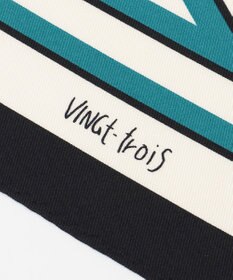 23区 【CLASSY.6月号掲載】ストライプ ダイヤ スカーフ