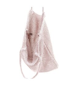 UNBILLION カシュカシュ cachecache / ラメ糸編みトートバッグ