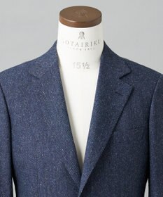 GOTAIRIKU 【MARLANE/マルラーネ】ウールシルク ホームスパン スーツ（ネイビー）
