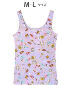 tsumori chisato SLEEP ツモリチサト インナー 綿混ベア天竺素材(身生地) パッド付き ノースリーブ タンクトップ レディース UCX565/ワコール