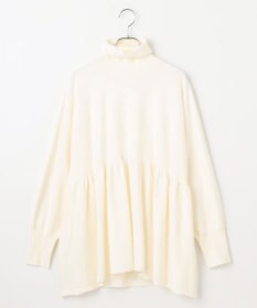 #Newans 【洗える】ペプラムデザインワイドシルエットプルオーバー