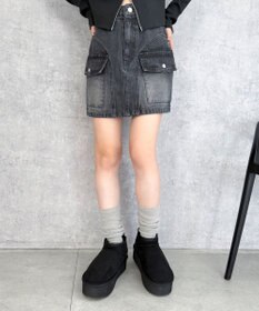 WEGO 【25年秋冬新作/あったかブーツ】厚底ムートンタッチブーツ