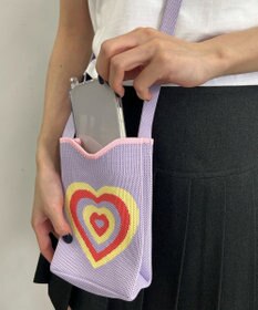 WEGO 総柄スマホショルダーポーチ