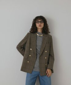 GRACE CONTINENTAL バックベンツダブルジャケット