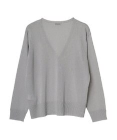 earth music&ecology ラメ入りニットカーディガン