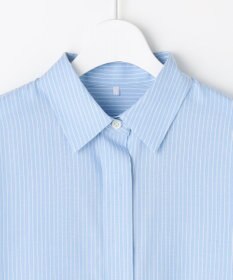 自由区 L ドレープブロード シャツブラウス