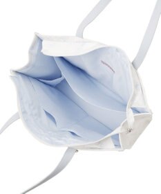 Maison de FLEUR リボンパールプリントマルチポケットトートバッグ