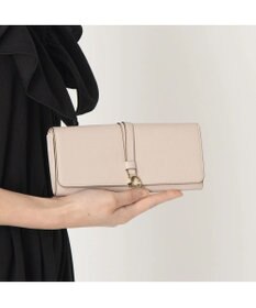 LANVIN en Bleu カルノ かぶせ長財布