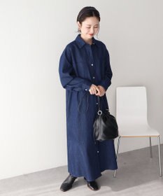AMERICAN HOLIC 【先行予約】デニムシャツワンピース