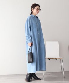 AMERICAN HOLIC 【先行予約】デニムシャツワンピース