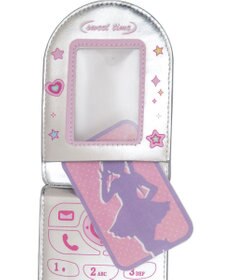 WEGO 【痛バ＆推し活グッズ】シャイニーガラケーカードホルダーキーホルダー