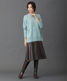 J.PRESS LADIES 【洗える】シンセティックマットleather スカート