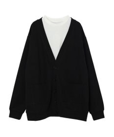 CRAFT STANDARD BOUTIQUE 強撚ポンチカーディガン＋Ｌ／Ｓ　ＴＥＥーＳＥＴ