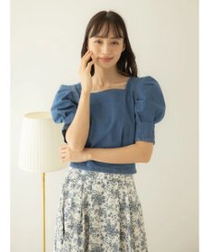 earth music&ecology パワショルスクエアネックプルオーバー