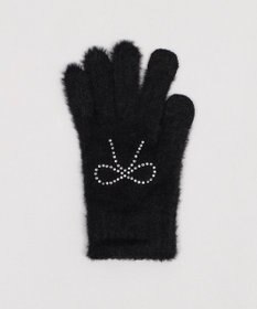 WEGO 【手袋】リボンラインストーングローブ