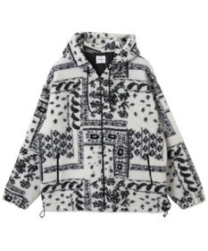 WEGO ボアパターンフードブルゾン