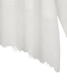 Green Parks 裾イレヘムレースドッキングプルオーバー