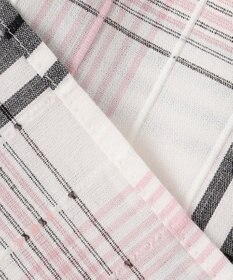 ANY SIS 【洗える】チェックフレア ブラウス