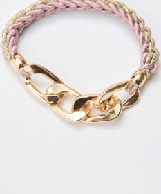 Phoebe 2wayツイストメタルヘアブレス　ピンク