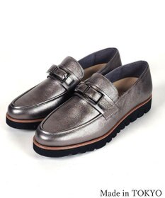 Dominic3 スニーカーソール バックルレザーローファー